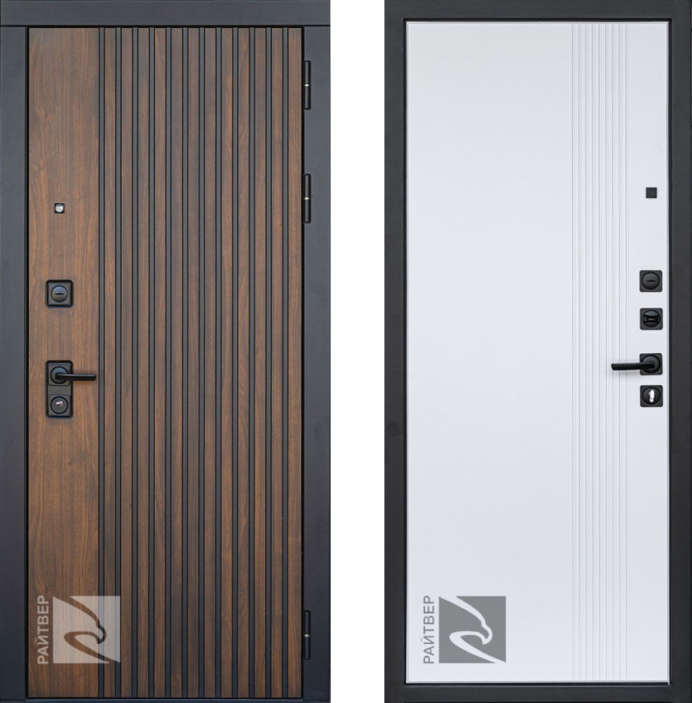 Входная дверь Storm - Софт белый - правая