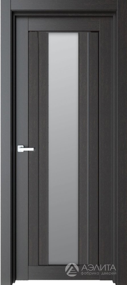 Дверь экошпон 16К с матовым стеклом