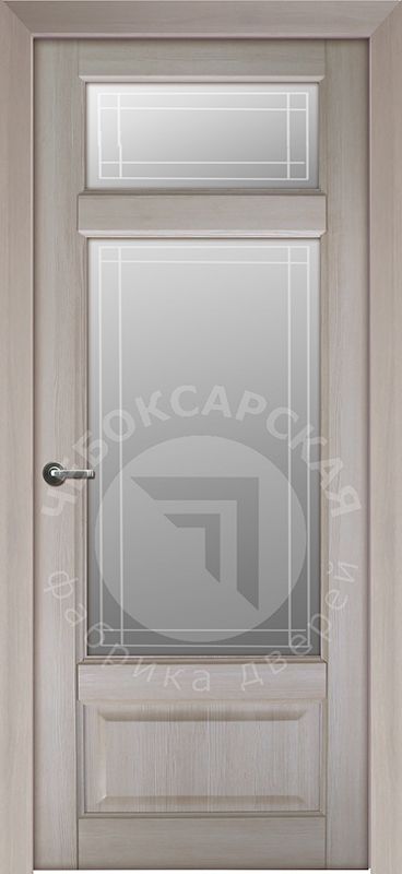 Дверь экошпон Калса ПО с матовым стеклом