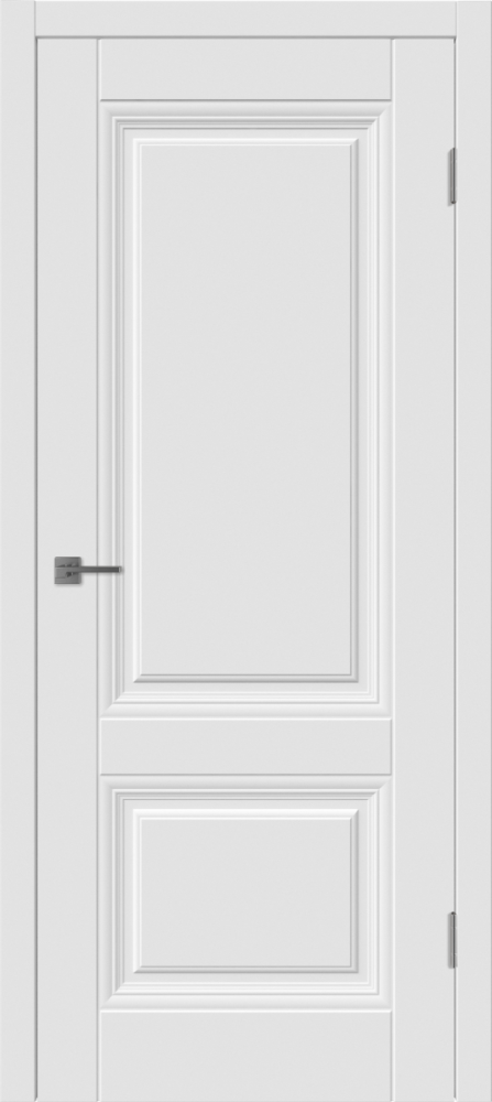 Дверь глухая Барселона 2 белая эмаль