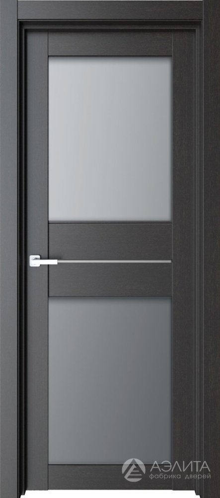 Дверь экошпон 70К с матовым стеклом