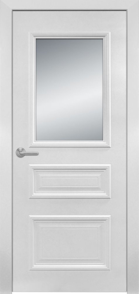 Дверь экошпон Boca 3 ПО с матовым стеклом