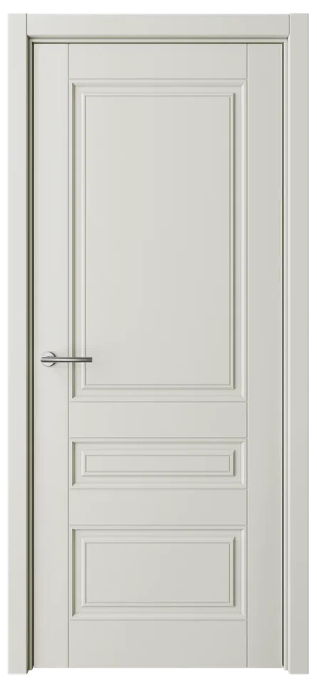 Дверь глухая Классика-3 ПГ латте эмаль