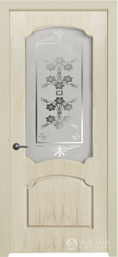 Дверь экошпон Натали ПО с матовым стеклом