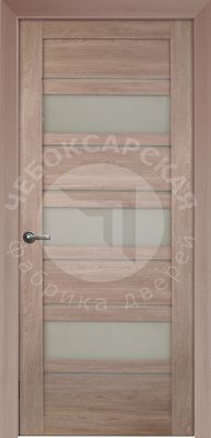 Дверь экошпон 58К с матовым стеклом