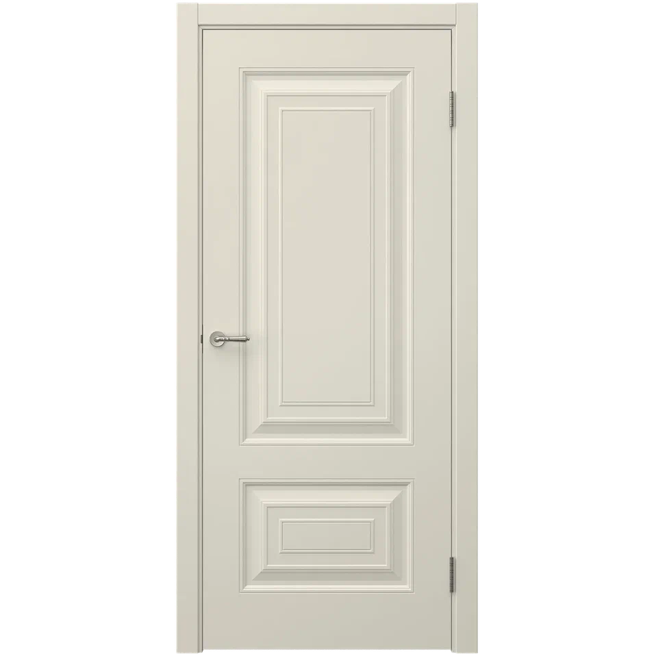 Дверь глухая Сван 6 бежевая эмаль