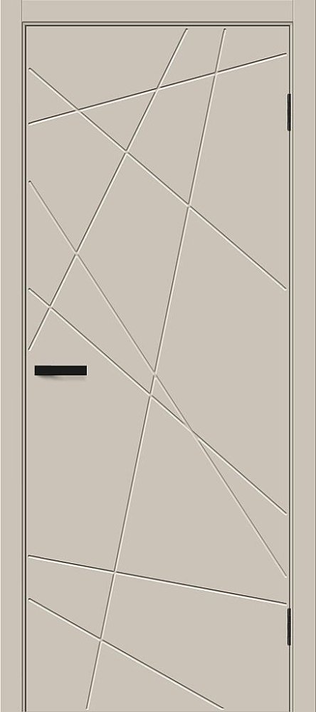 Дверь эмалит Граффити-5.Д.П ПЭТ Cream Silk