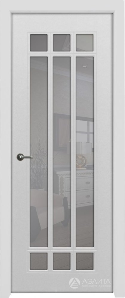 Дверь экошпон Эпсом ПО с матовым стеклом