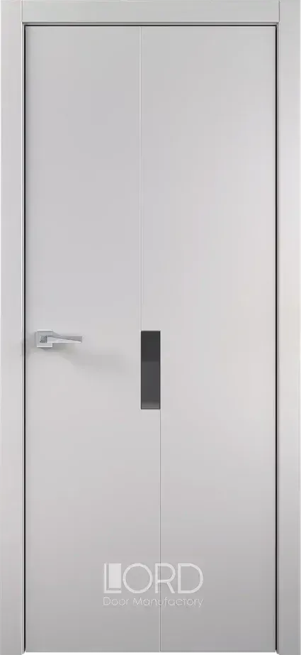 Дверь экошпон Figura 5 Intarsio лакобель черный