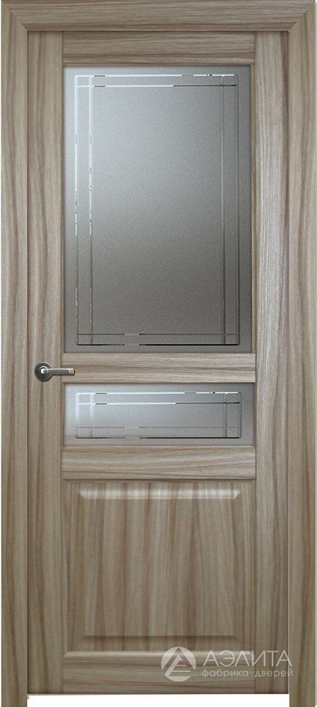 Дверь экошпон Капо ПО с матовым стеклом