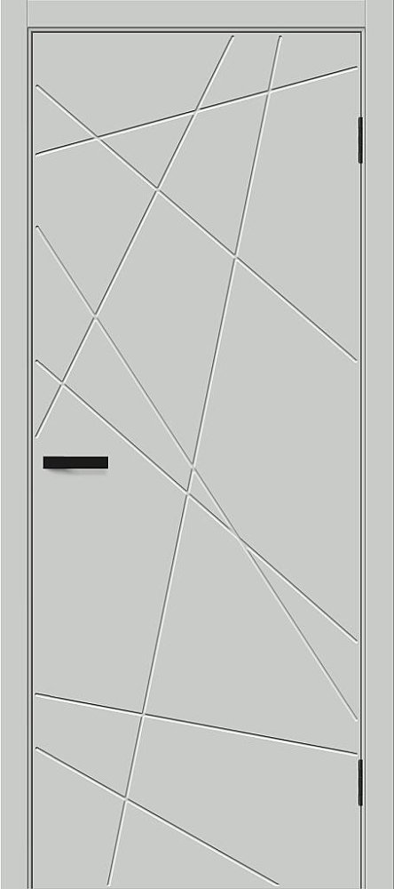 Дверь эмалит Граффити-5.Д.П ПЭТ Grey Silk
