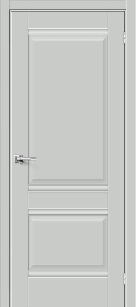 Дверь эмалит Прима-2 ПЭТ Grey Silk