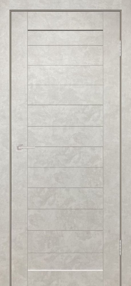 Дверь экошпон Форум ПГ бетон белый