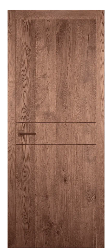 Дверь из массива дуба Legno 8 лайт Дуб мореный