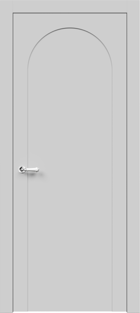 Дверь глухая Венеция серая эмаль