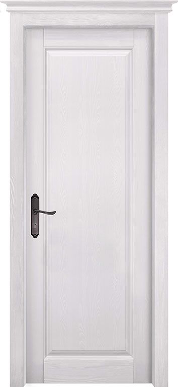 Дверь из массива сосны Андромеда ДГ айсберг глухая