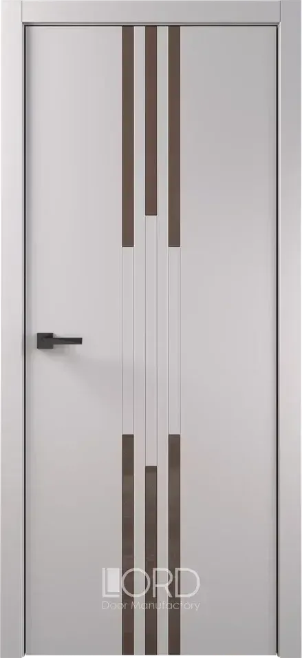 Дверь экошпон Tocco 1 стекло лакобель черный