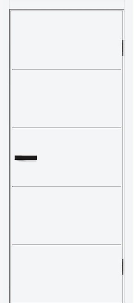 Дверь эмалит Граффити-2.Д.П ПЭТ White Silk