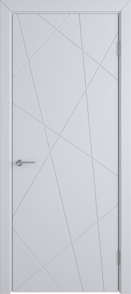 Дверь глухая Flitta светло-серая эмаль