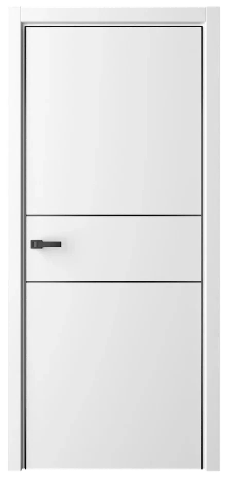 Дверь глухая Лайн-3 белая эмаль