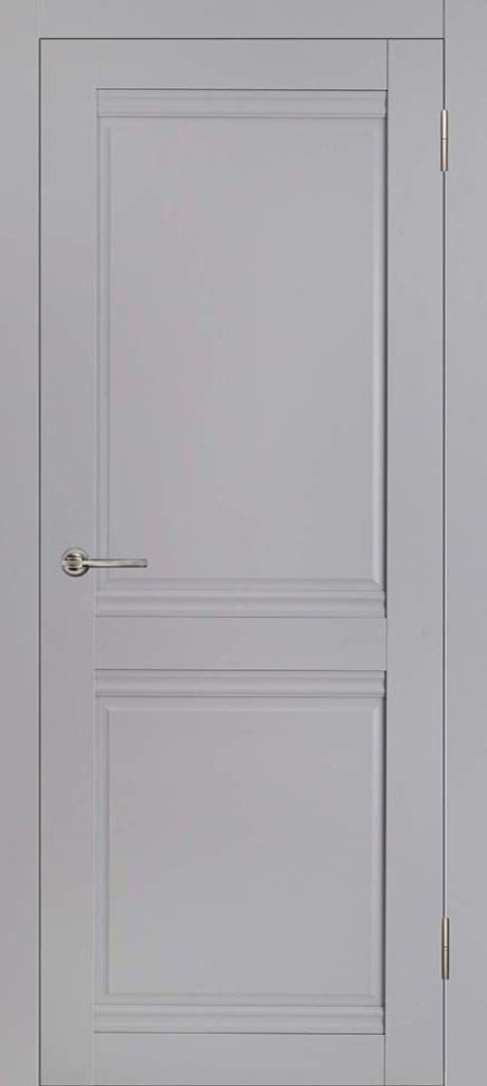 Дверь экошпон Омега ПГ серый эмалит