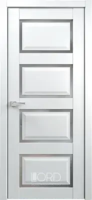 Дверь экошпон Molle 4 стекло сатинат графит