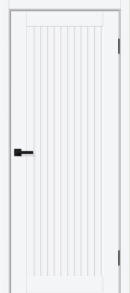 Дверь эмалит Браво-40 ПЭТ White Silk