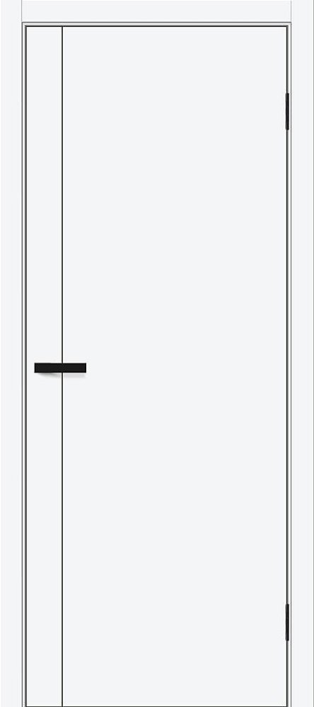 Дверь эмалит Браво-0.10 П ПЭТ White Silk