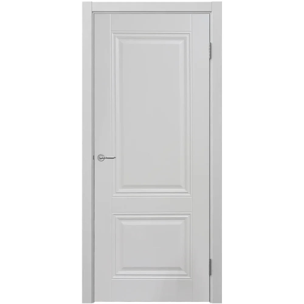 Дверь глухая Робин 2 светло-серая эмаль