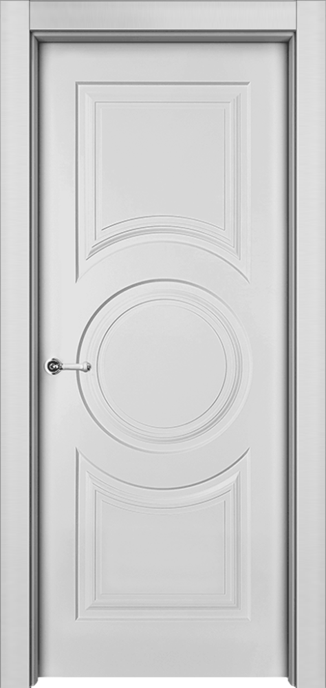 Дверь глухая Метро ПГ белая эмаль