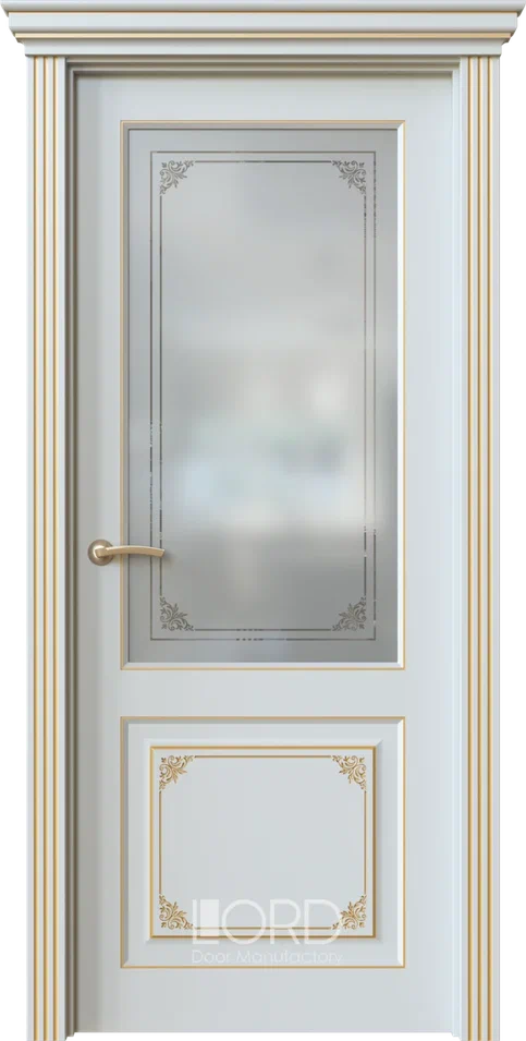 Дверь экошпон Dolce 7.4 ПО стекло с гравировкой