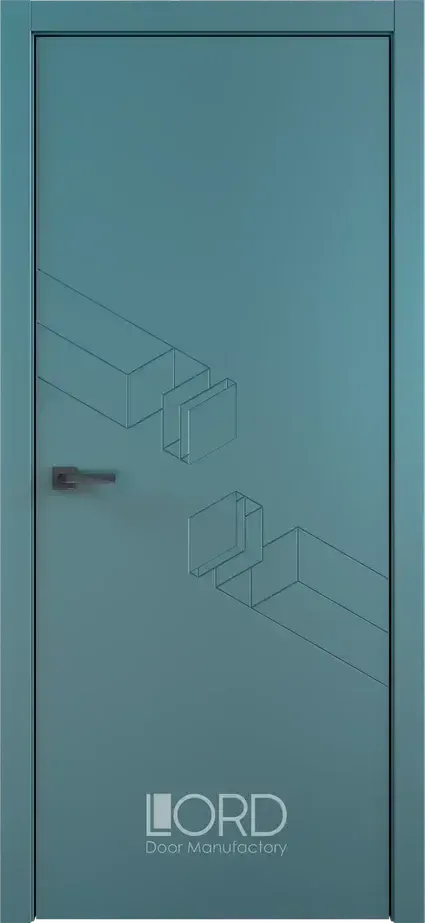 Дверь экошпон Figura 12 ПГ глухая