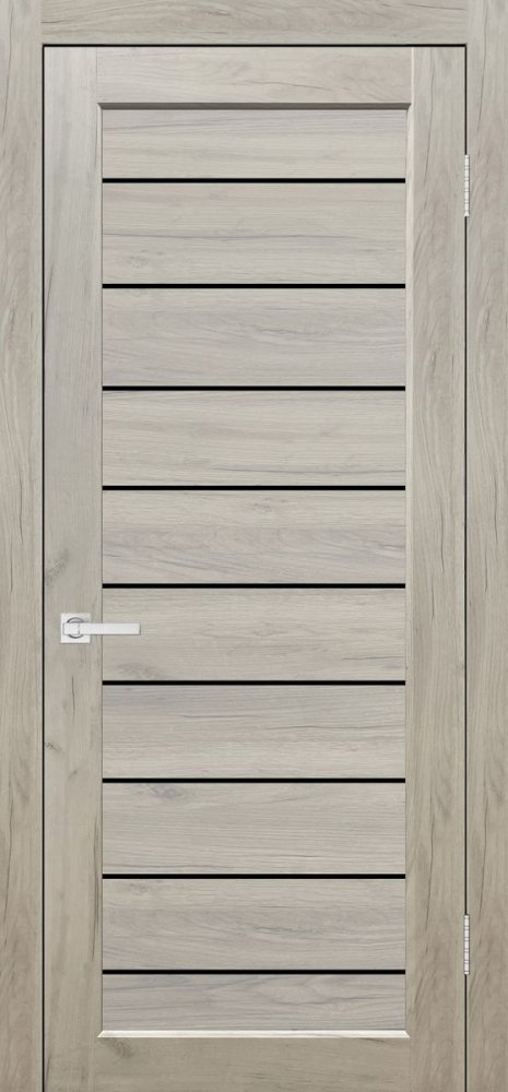 Дверь экошпон Евро 26 дуб крафт белый