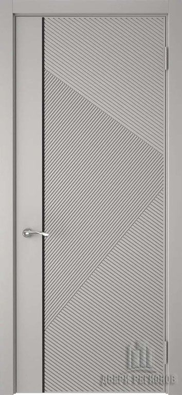 Дверь Графика 8 эмалекс серый