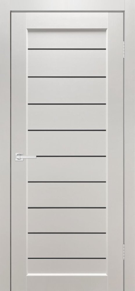 Дверь Евро 26 белый эмалит