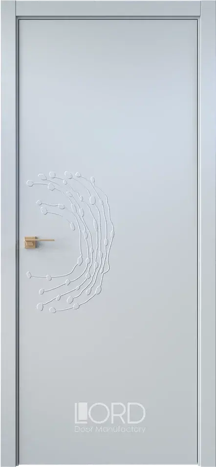 Дверь экошпон Rilievo 5 ПГ глухая