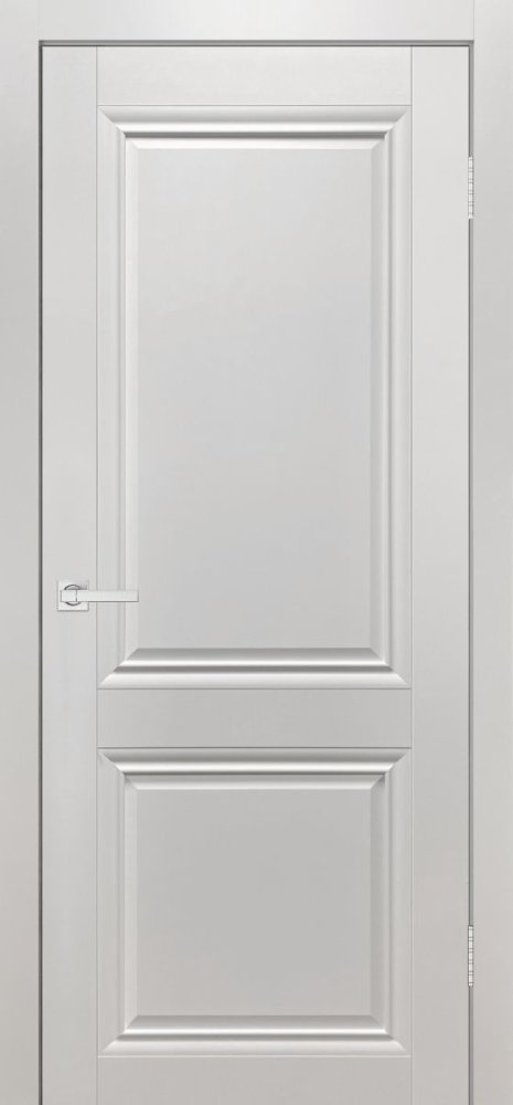 Дверь Евро 4 белый эмалит