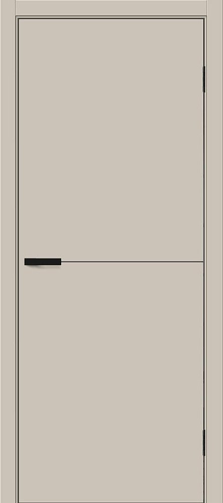 Дверь эмалит Браво-0.21 П ПЭТ Cream Silk