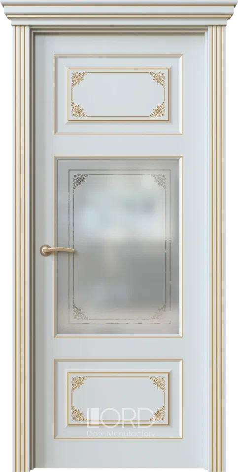 Дверь экошпон Dolce 9.4 ПО стекло с гравировкой