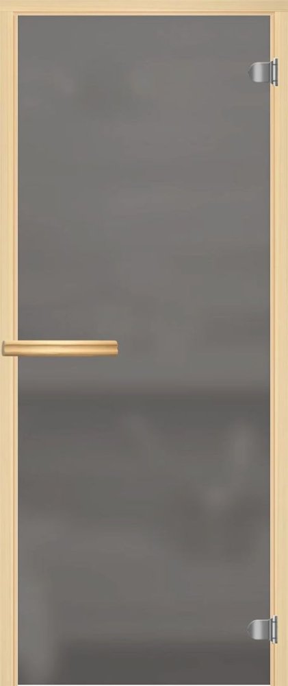 Дверь для сауны Лайт с магнитной ручкой - стекло белое