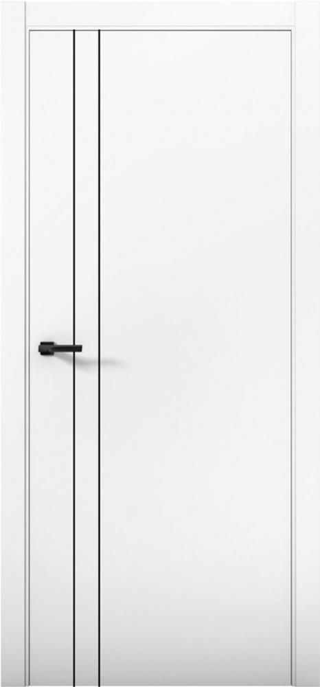 Дверь эмалит Fox 4 белый матовый