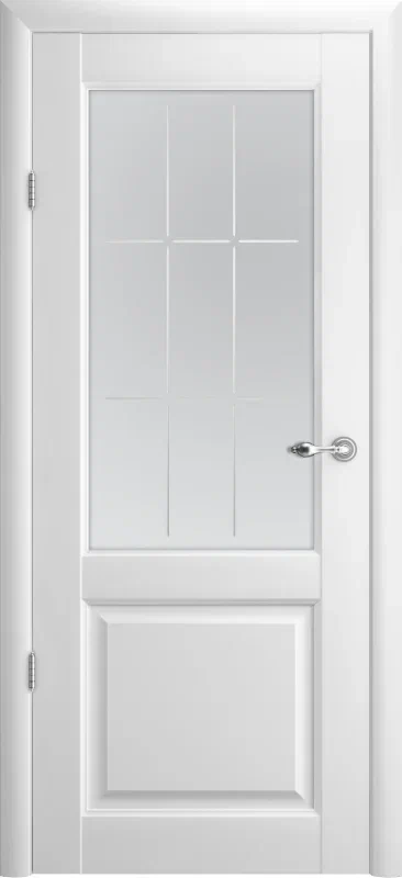 Дверь эмалит Эрмитаж-4 ПО винил белый