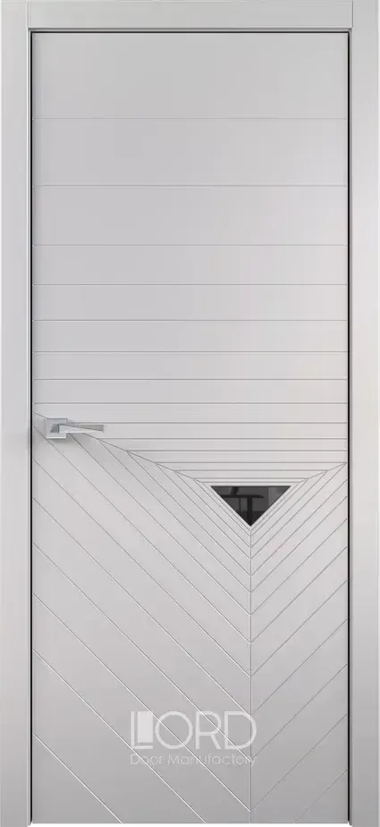 Дверь экошпон Figura 4 Intarsio лакобель черный