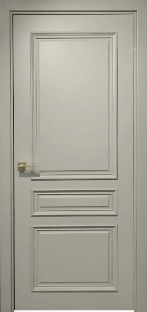 Дверь глухая Женева 3 ПДГ галечный серый Ral 7032