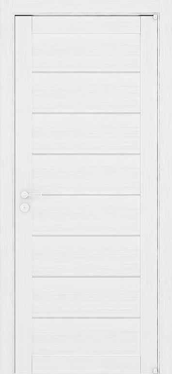 Дверь экошпон Light 2125 ПДО белый велюр