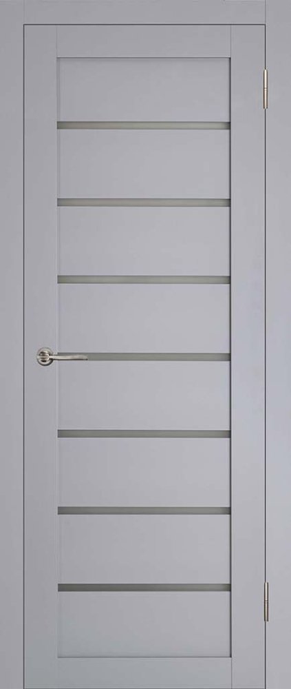 Дверь экошпон Линия ПО серый эмалит