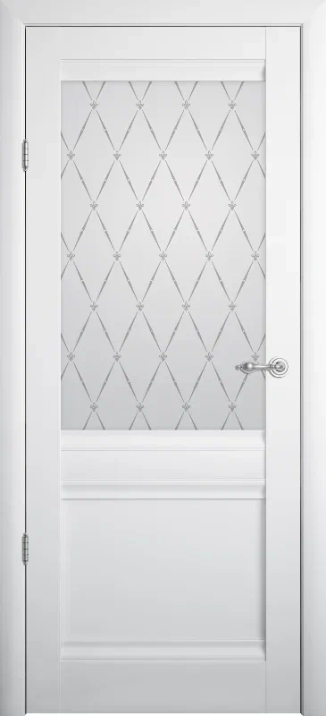 Дверь эмалит Рим ПО винил белый