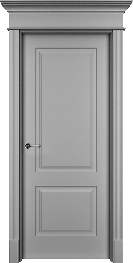 Дверь глухая Нафта-2 ПГ серая эмаль