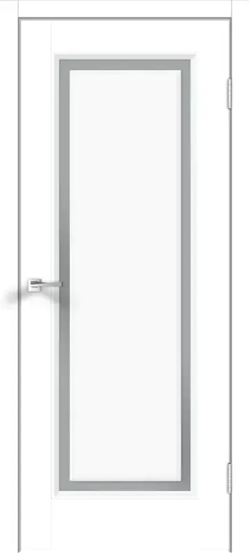 Дверное полотно Экошпон FLY 61 цвет Белый Эмалит