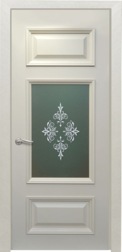 Дверь экошпон Perfect 140 ПО с матовым стеклом